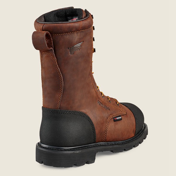 Bottes de Sécurité Red Wing - Truwelt - 10-Inch Insulated Waterproof Toe Metguard - Marron/Noir - Ho